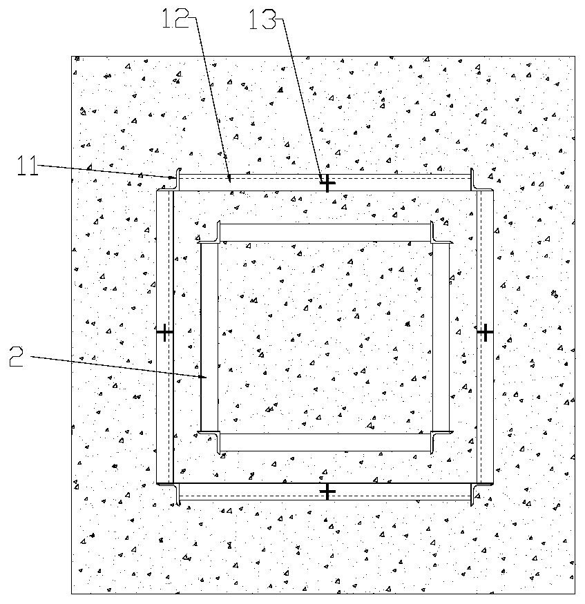 Construction method for controlling embedded quality of foundation bolt embedded part