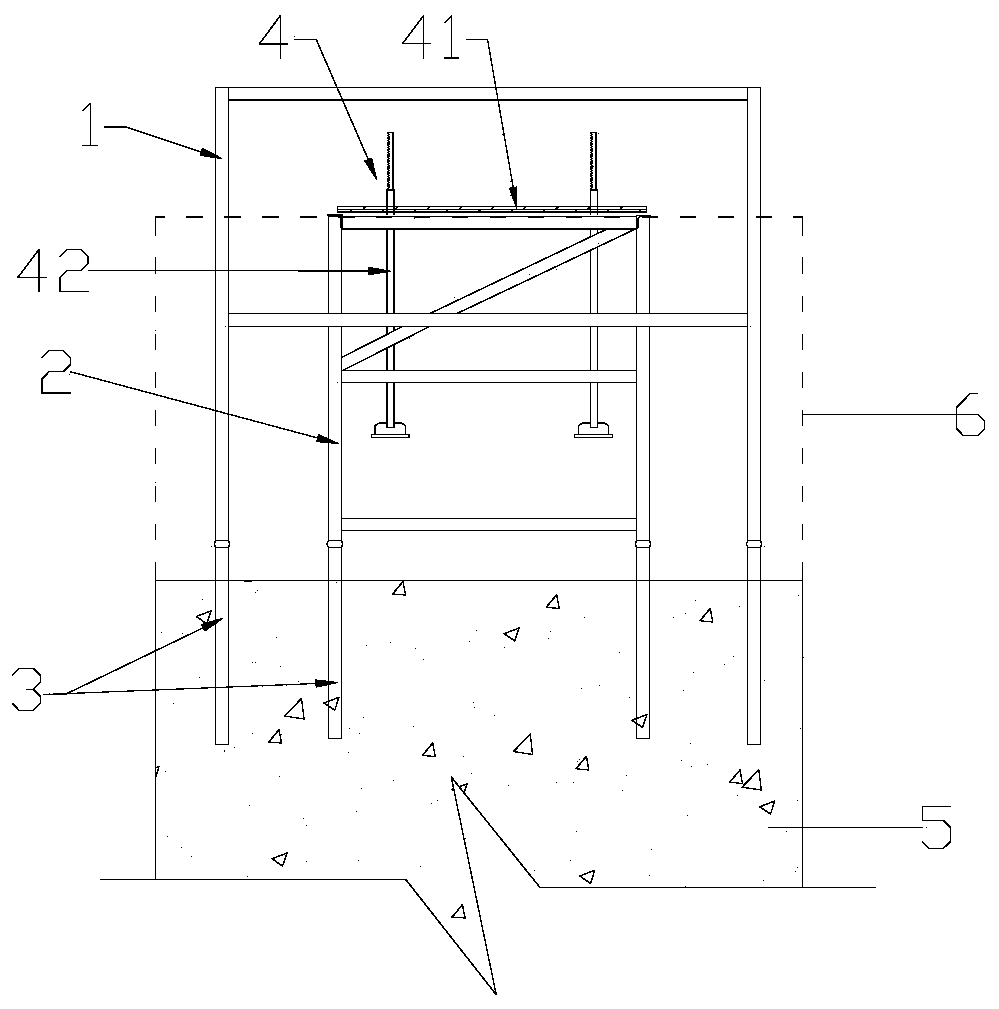 Construction method for controlling embedded quality of foundation bolt embedded part