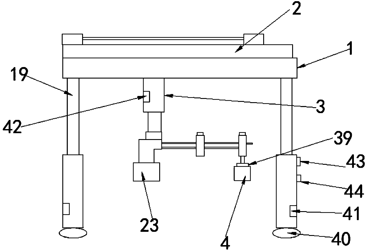 Omni-directional mechanical paint-spraying device