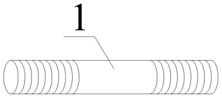 Segmented bidirectional large-deformation anchor rod