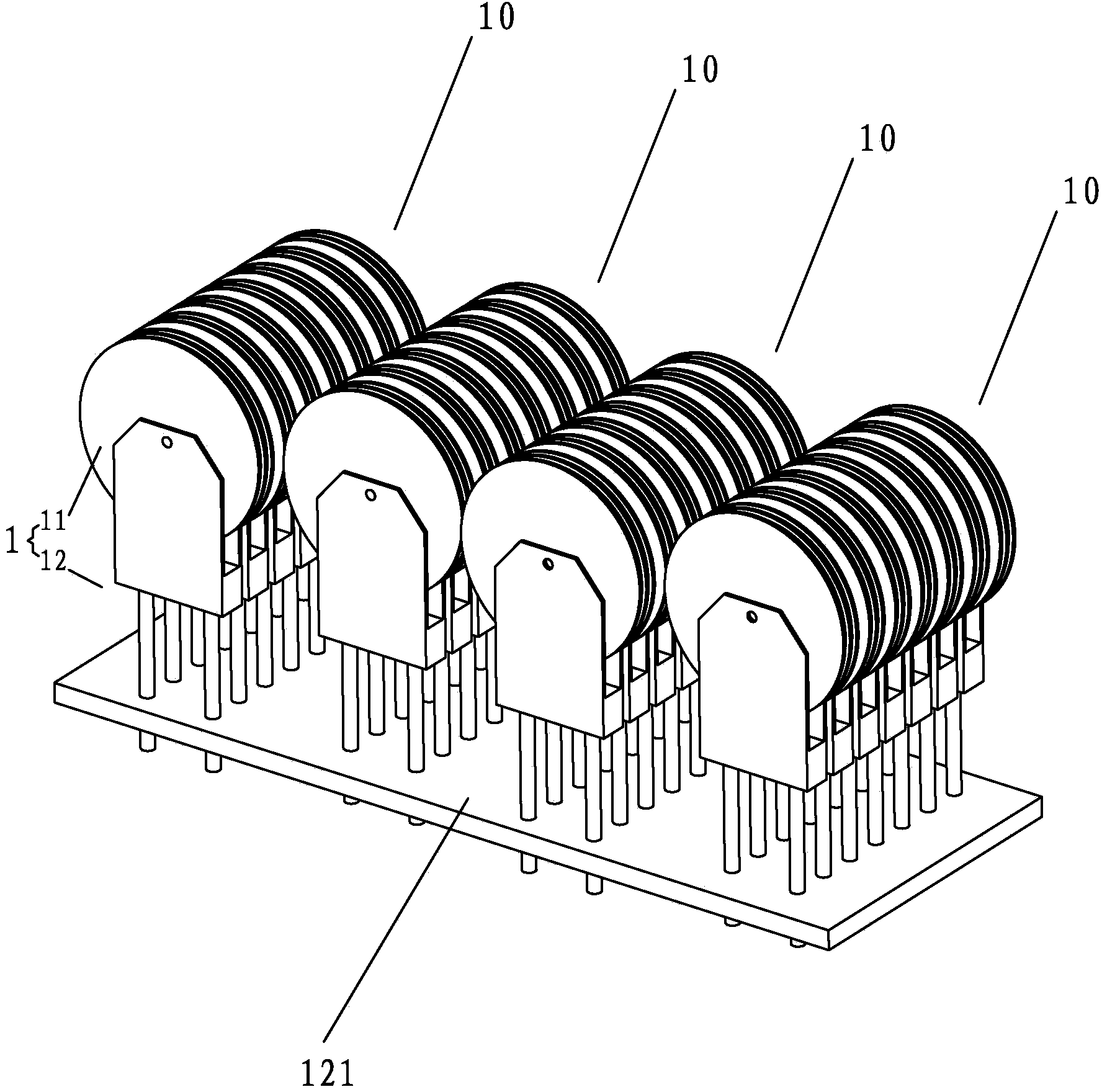 Novel tension adjustment mechanism of multi-wire diamond wire saw