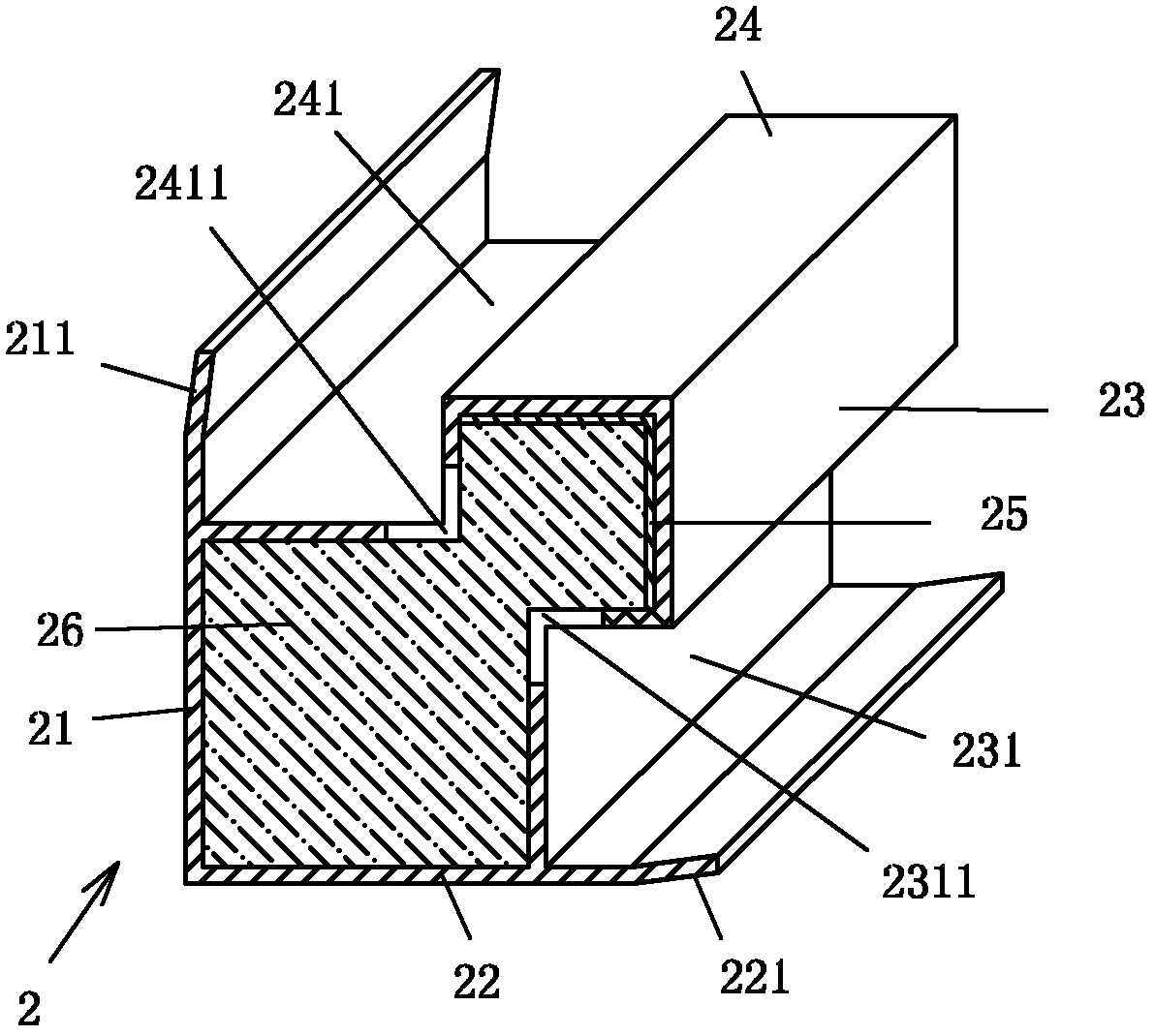 Rectangular vacuum insulation structural board and heat preservation box assembled by same