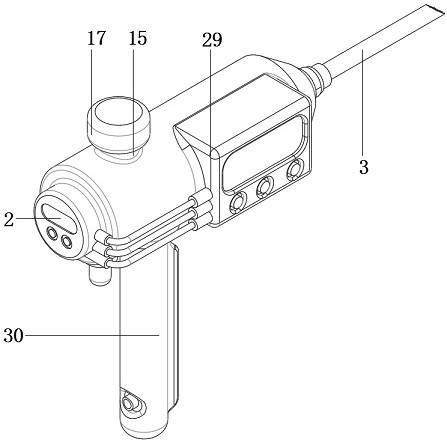 Minimally invasive cholecystic duct probing mirror