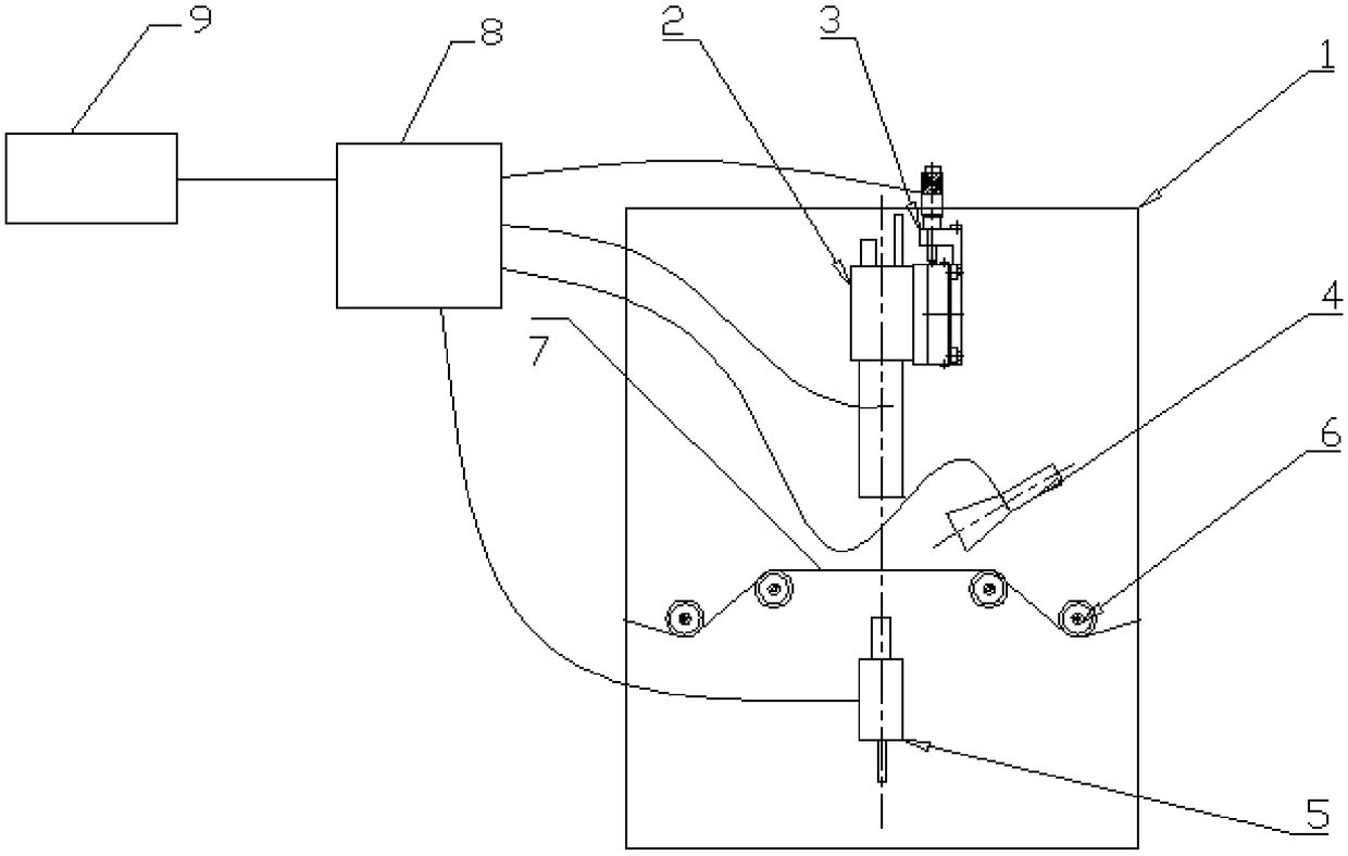 Diamond wire production process with quantitative sanding and online monitoring function