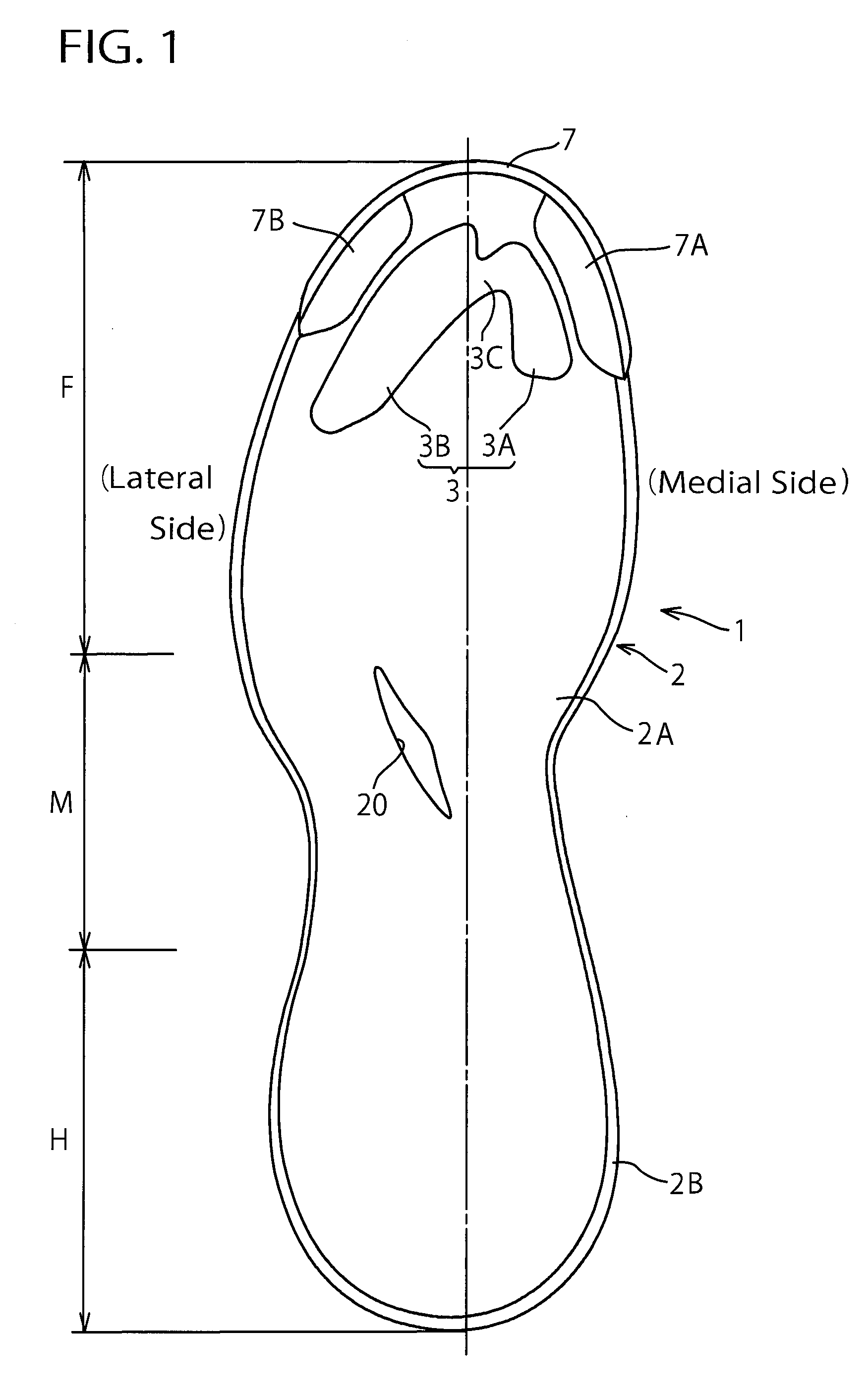 Sole Structure for a Sport Shoe