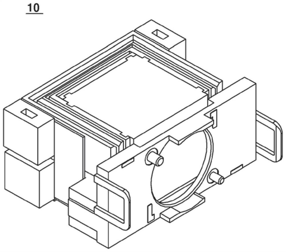 Driving device, camera module, and portable terminal device