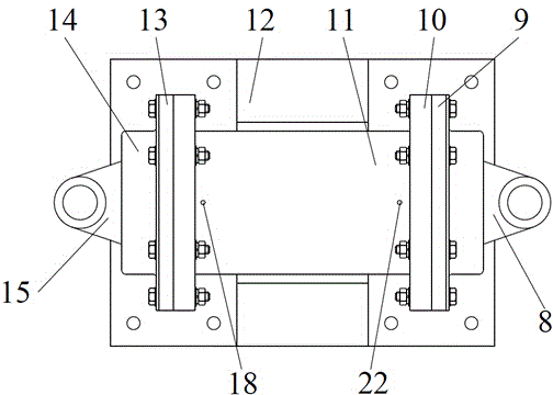 Leading trailing shoe drum brake applying force through trailing shoe giant magnetostictive and method thereof