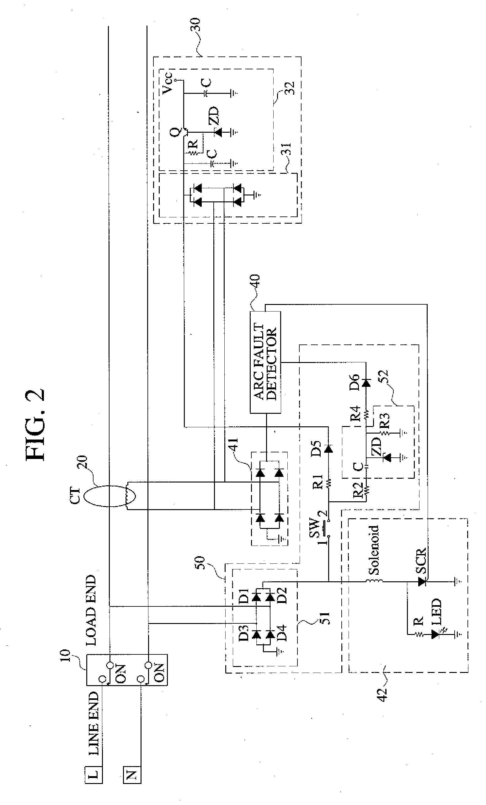 Afci device