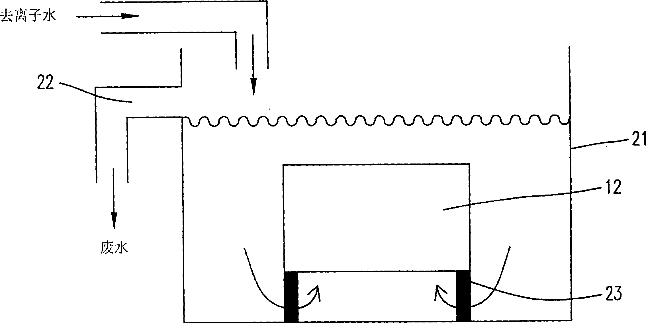 Method and device for cleaning depositinon jet head