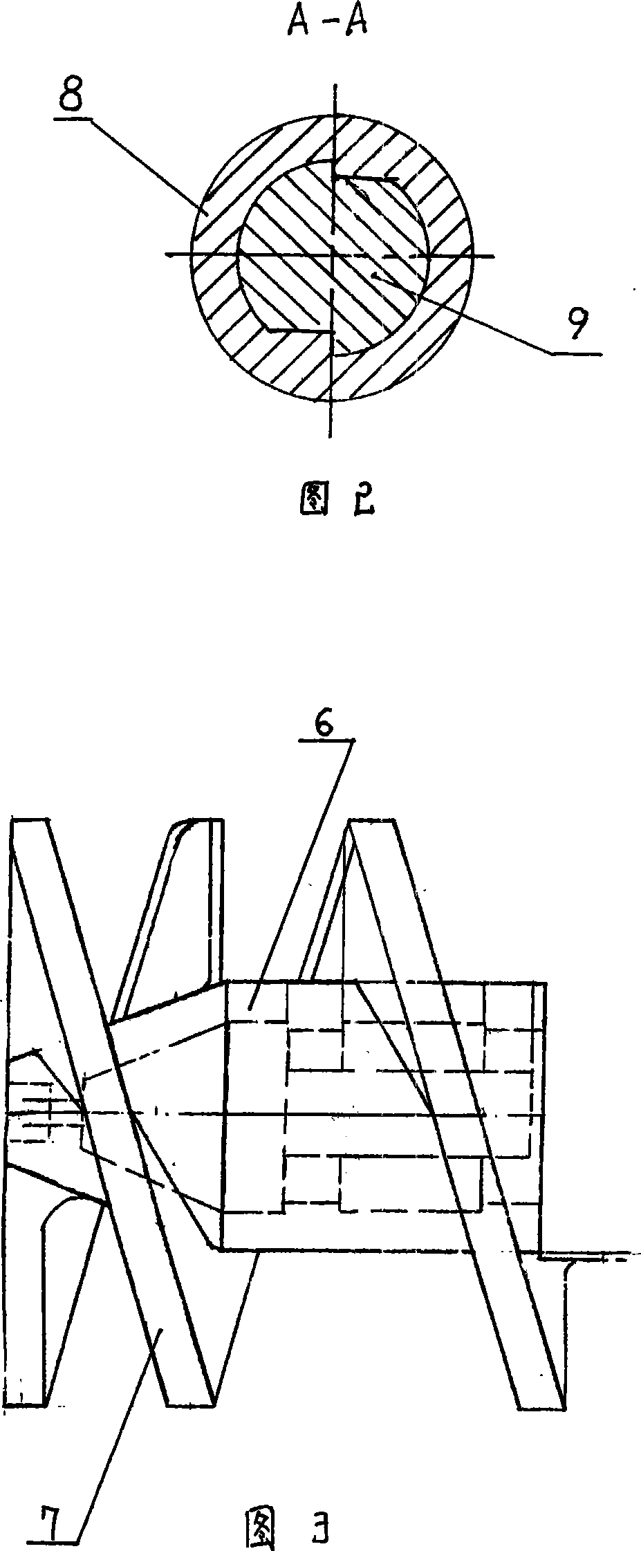 Diameter-variable pitch-variable hard-plastic extruding rimer group of building material machine extruder