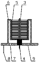 A bearing outer ring raceway strengthening treatment device and treatment method