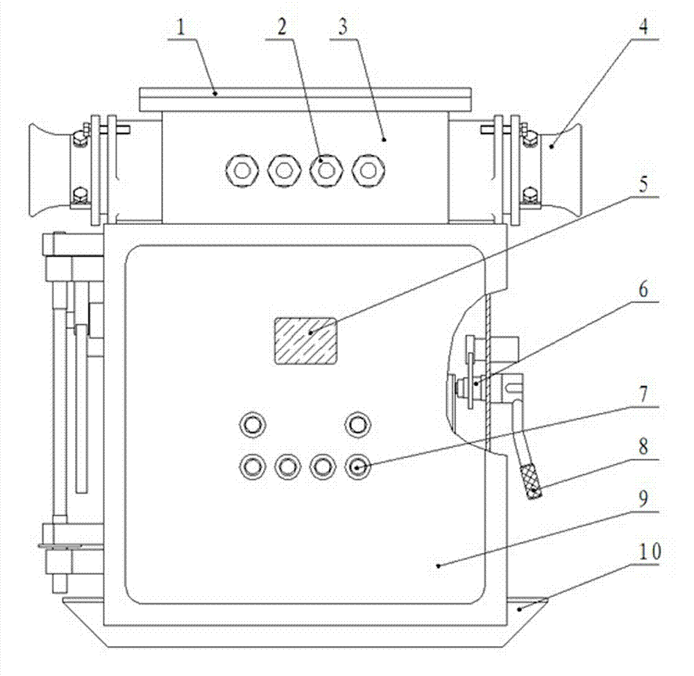 Flame-proof type zero-cross release switch for mines