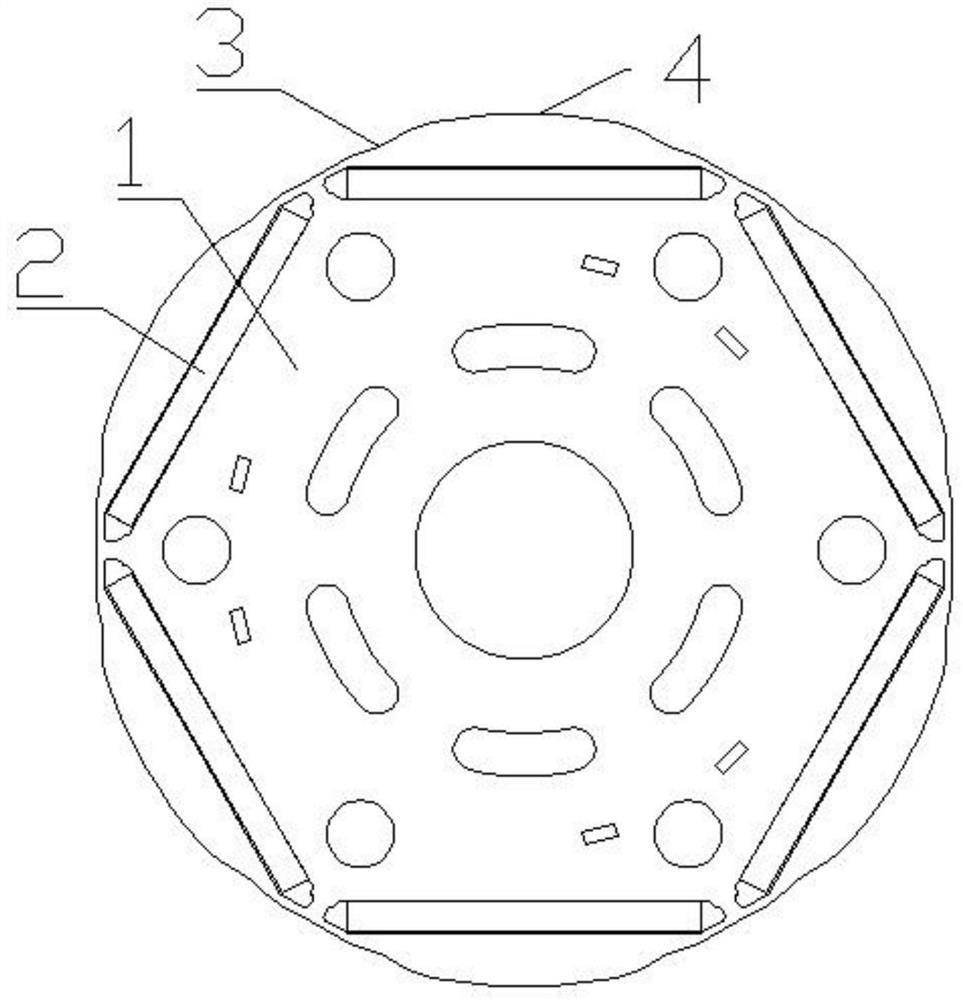 Rotor structure and variable-frequency motor thereof