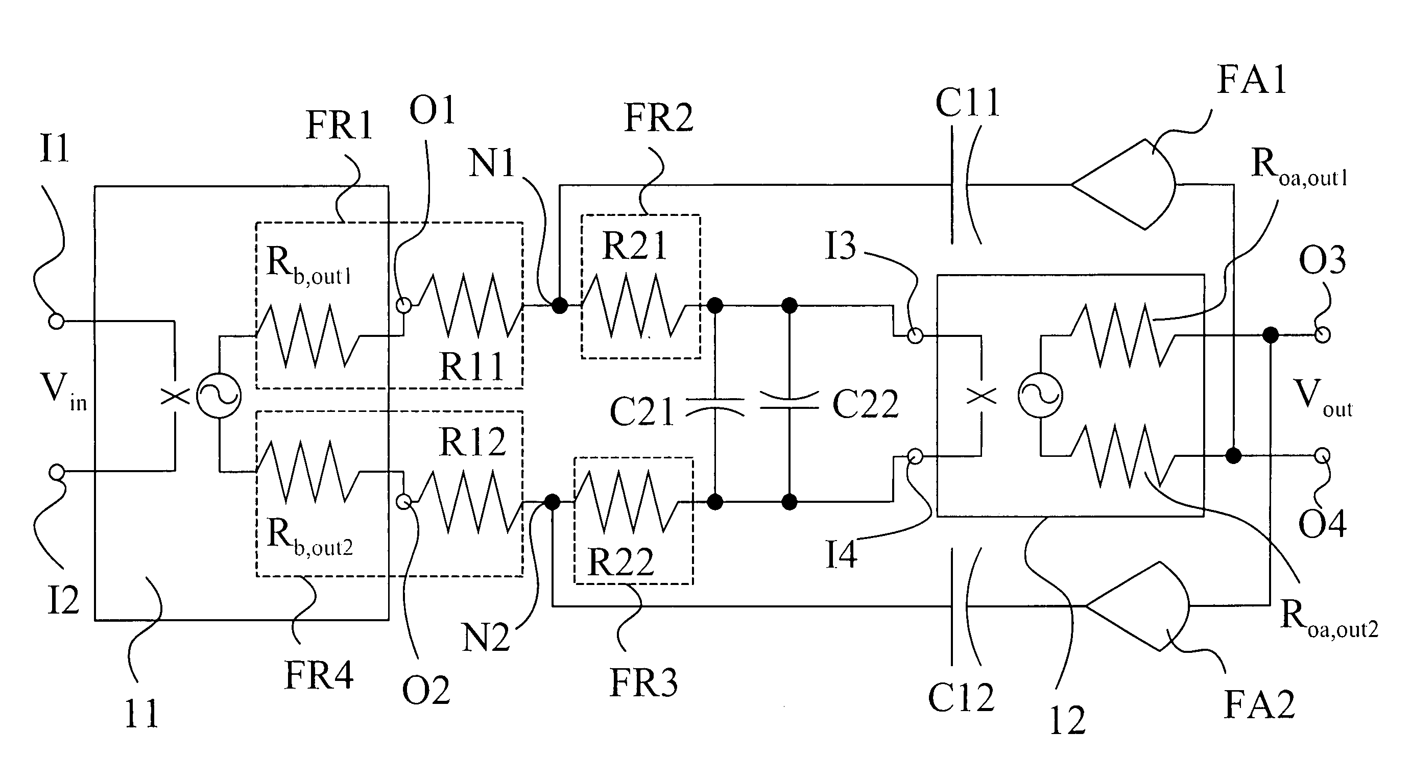 Tunable Sallen-Key filter stage and filter assembly