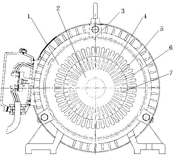 Ultra-energy-saving 18500W four-pole three-phase asynchronous electric motor