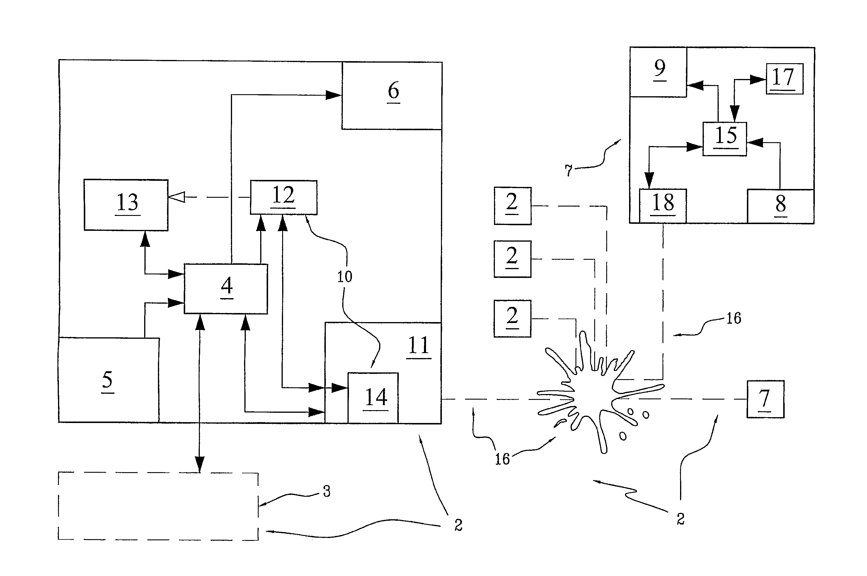 Medical apparatus comprising a machine for treatment of fluids