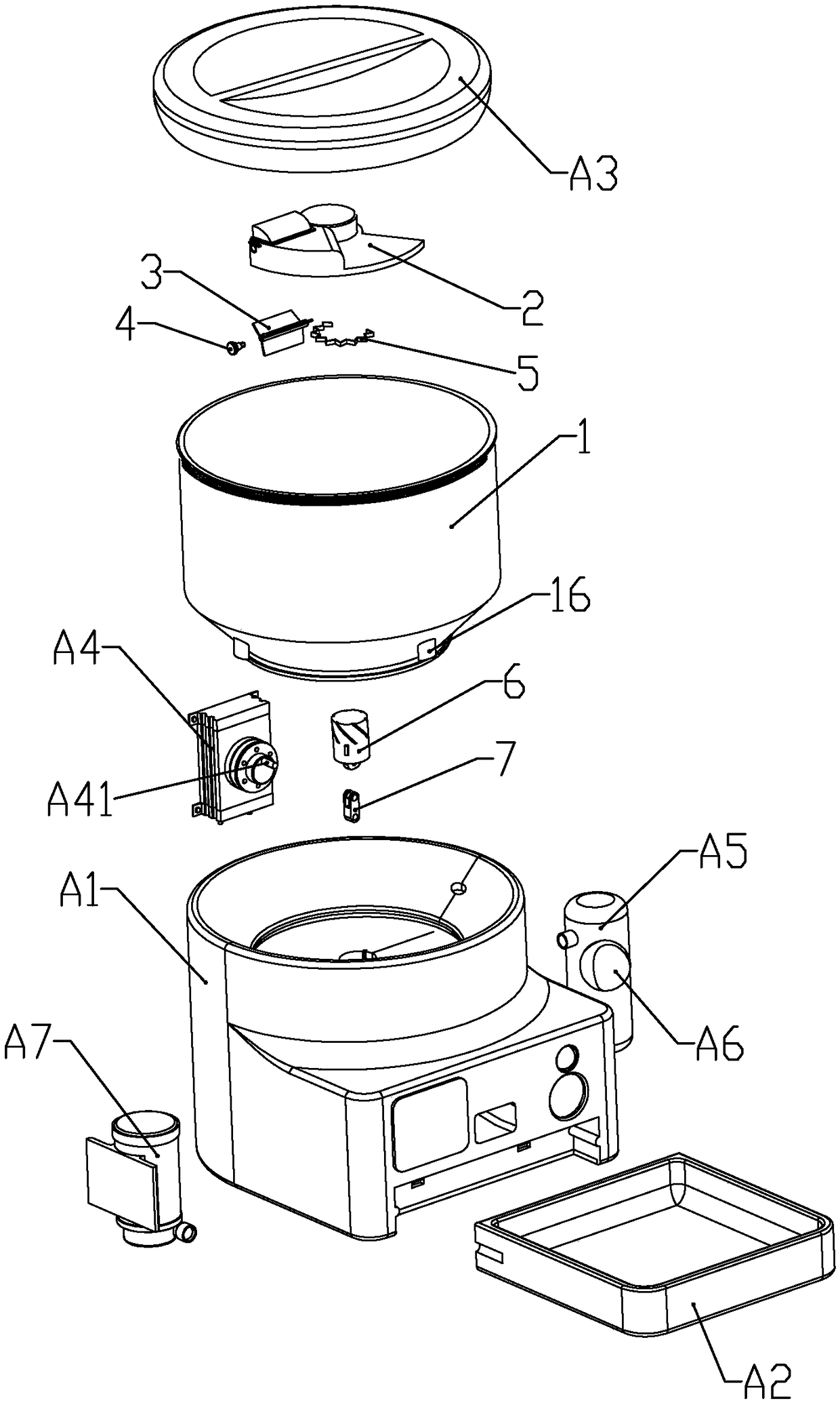 Split-type pet feeder