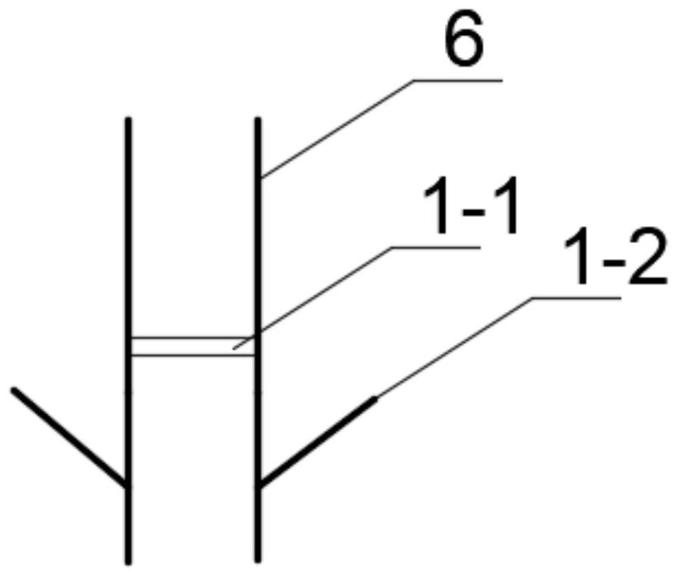 Gas-liquid linkage high-concentration slurry grouting device and method for deep water-rich goaf