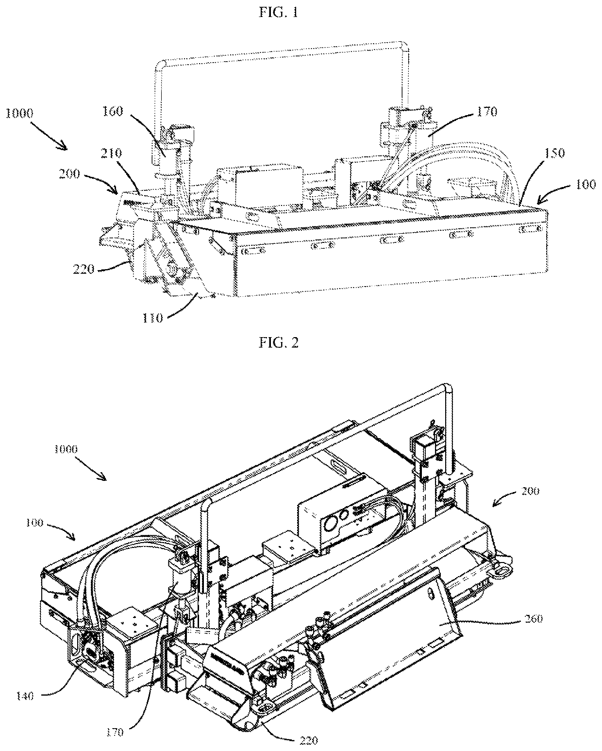 Skid steer trimmer assembly