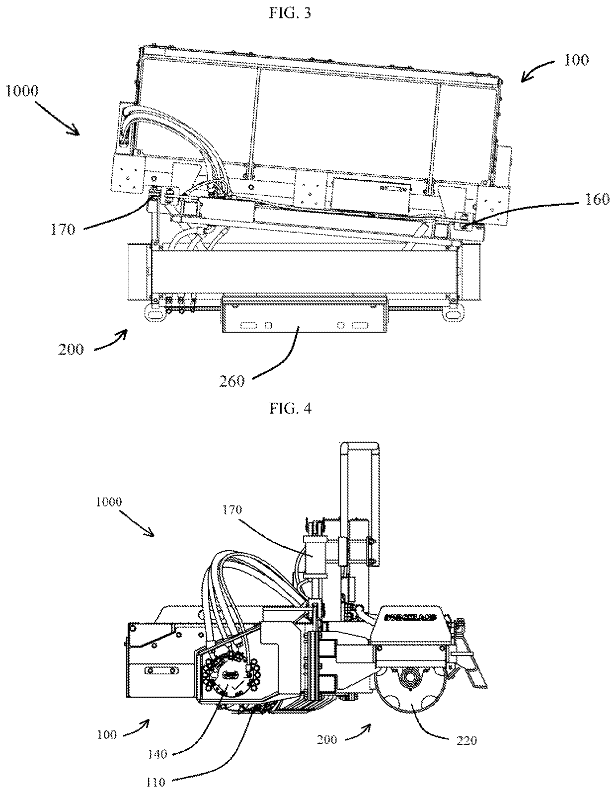 Skid steer trimmer assembly