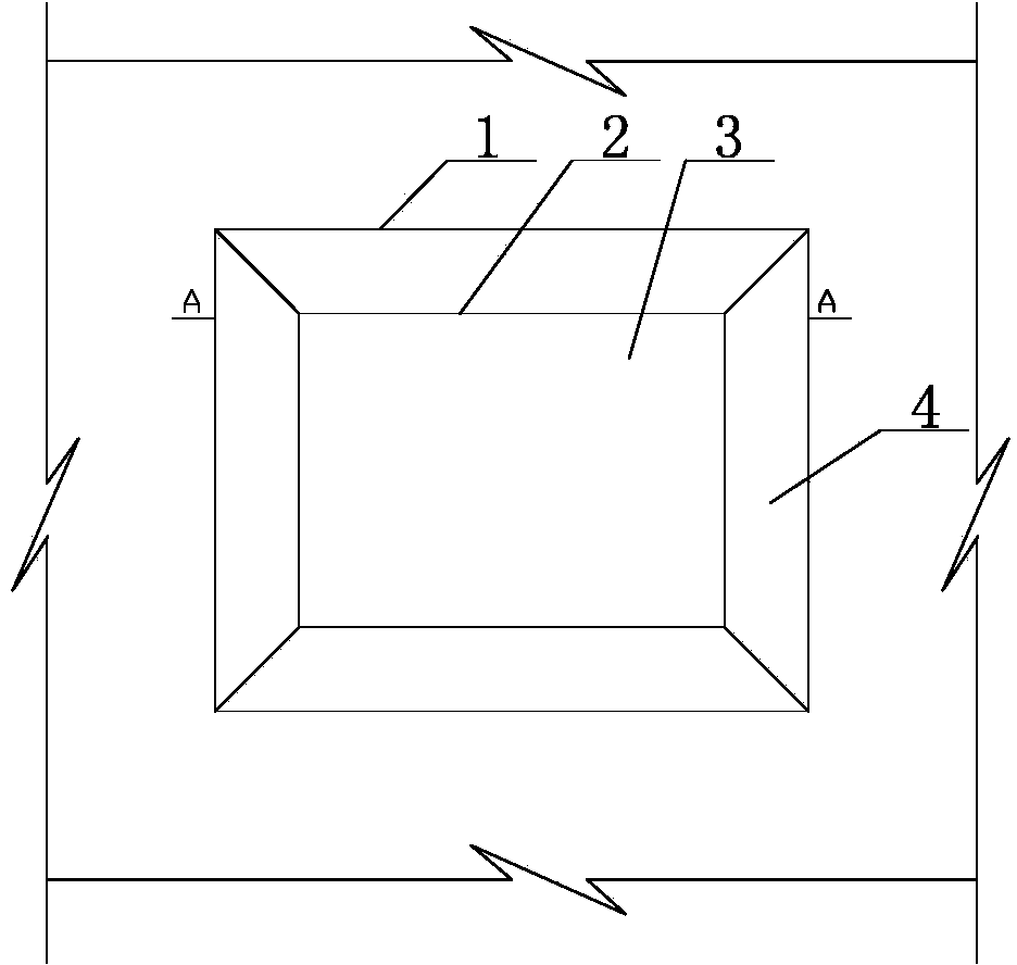 Side slope gradient control method in deep foundation pit excavation process