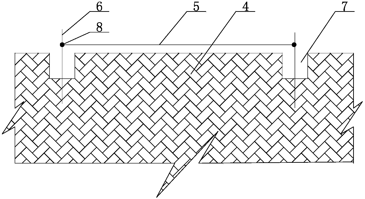 Side slope gradient control method in deep foundation pit excavation process