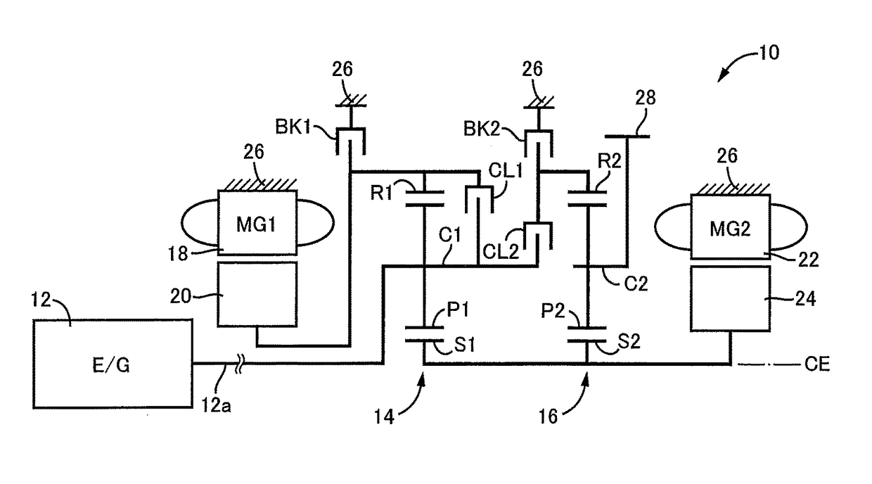 Hybrid vehicle drive system