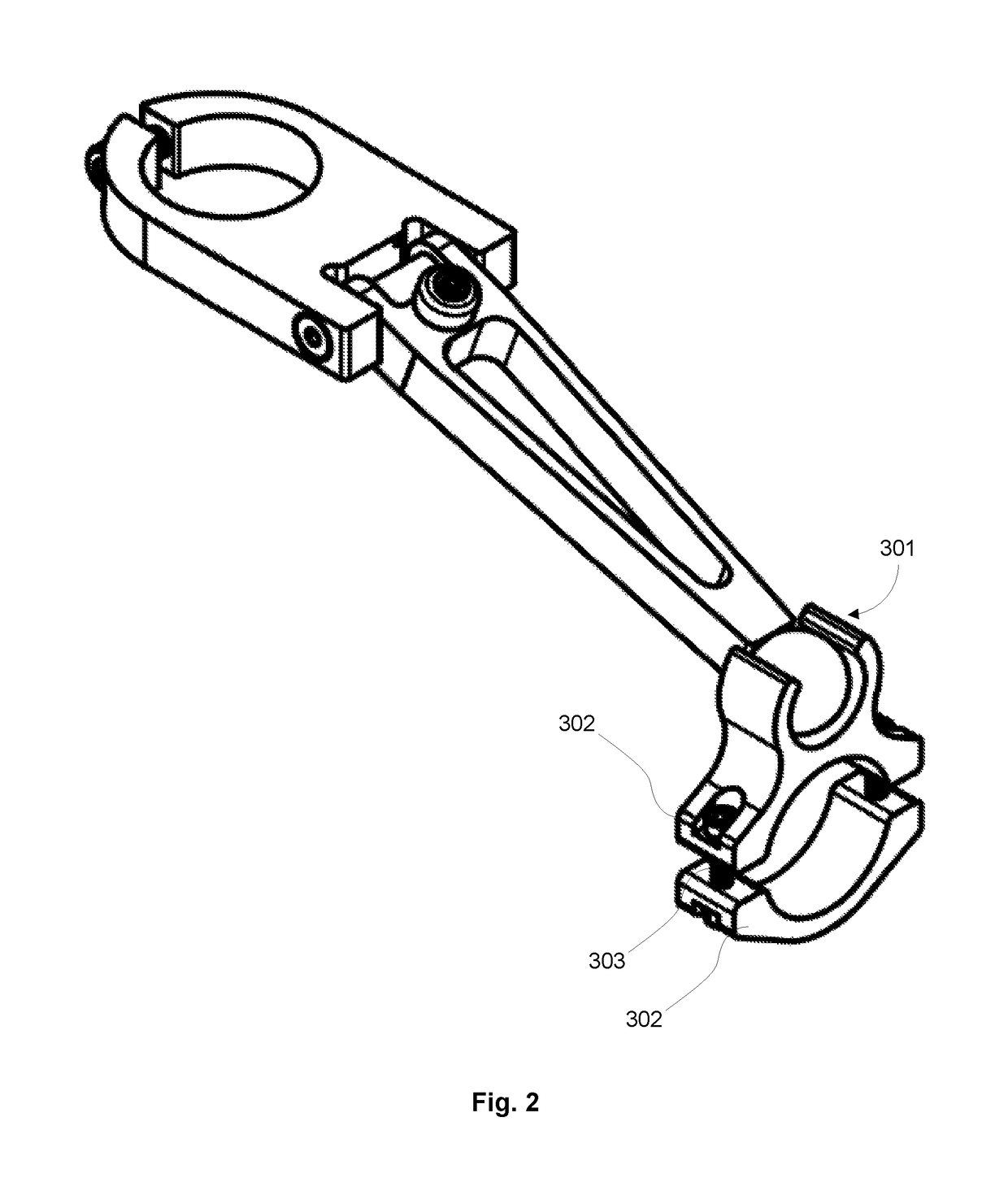 Device for passive control of steering mechanisms