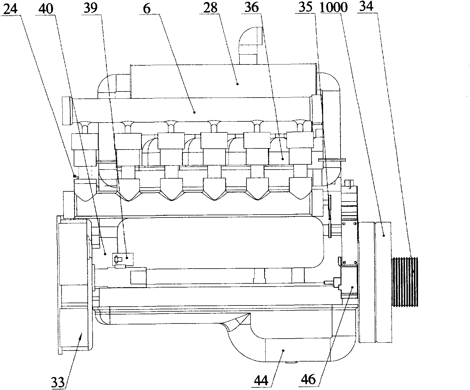 Electromagnetic boosting two-stroke aerodynamic engine assembly