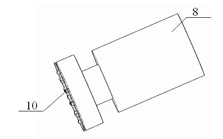 True three-dimensional sliding variable dimension loading box device used for geomechanical model test