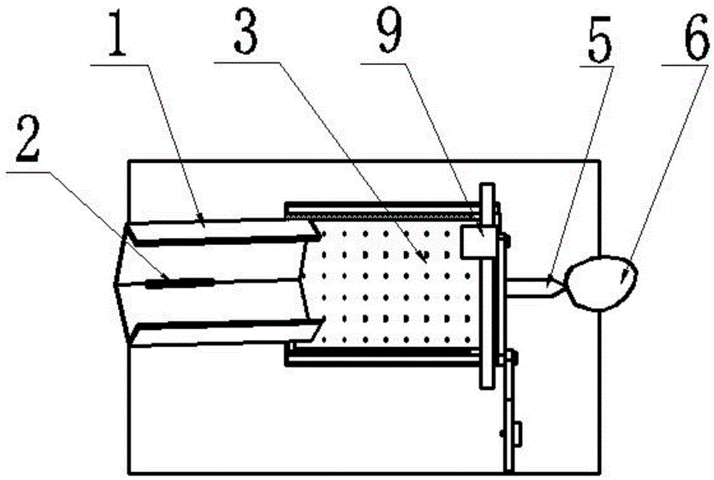 Automatic bag opening and discharging device