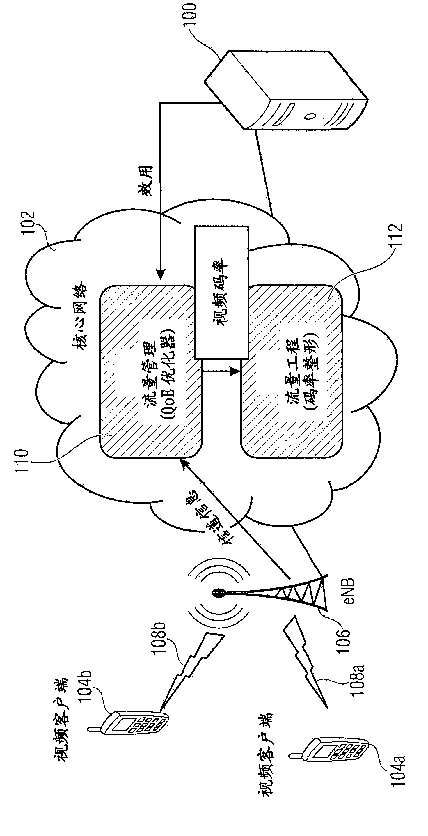 Method, system and network for transmitting multimedia data to a plurality of clients