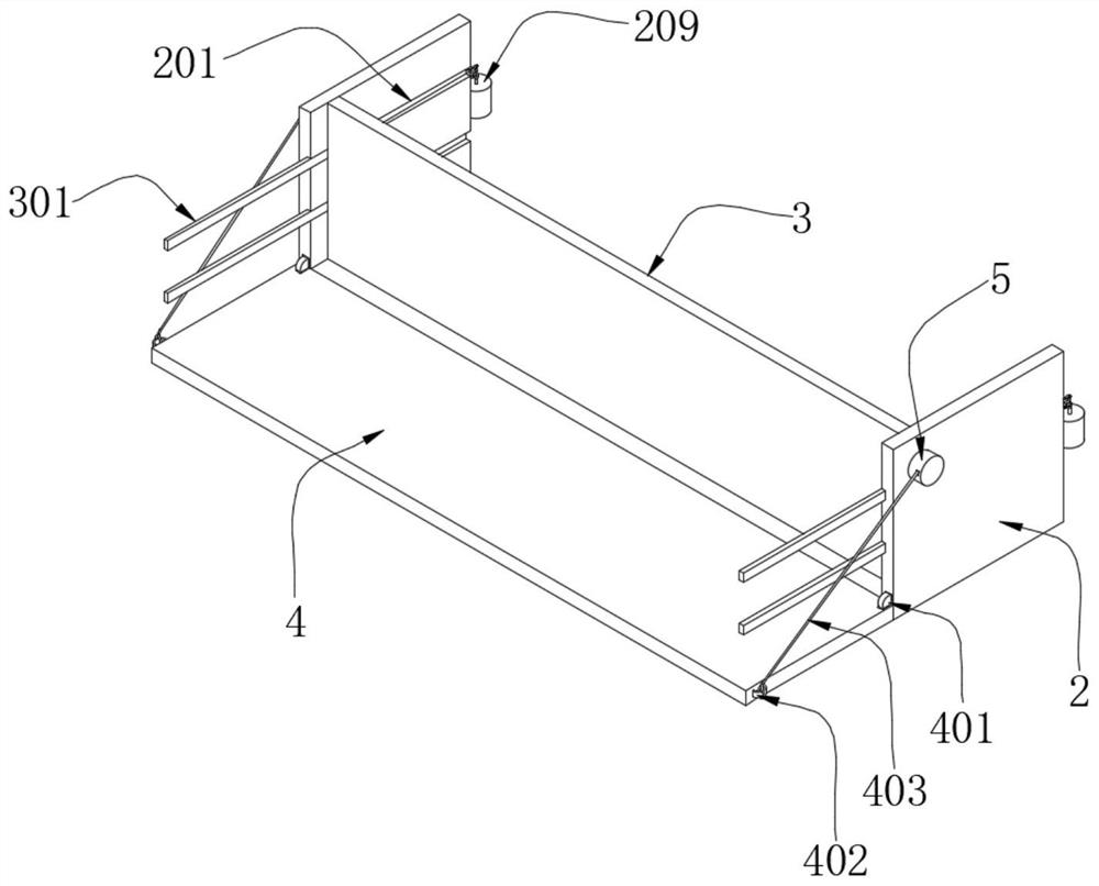 Non-overturning mold hopper for aerated concrete production