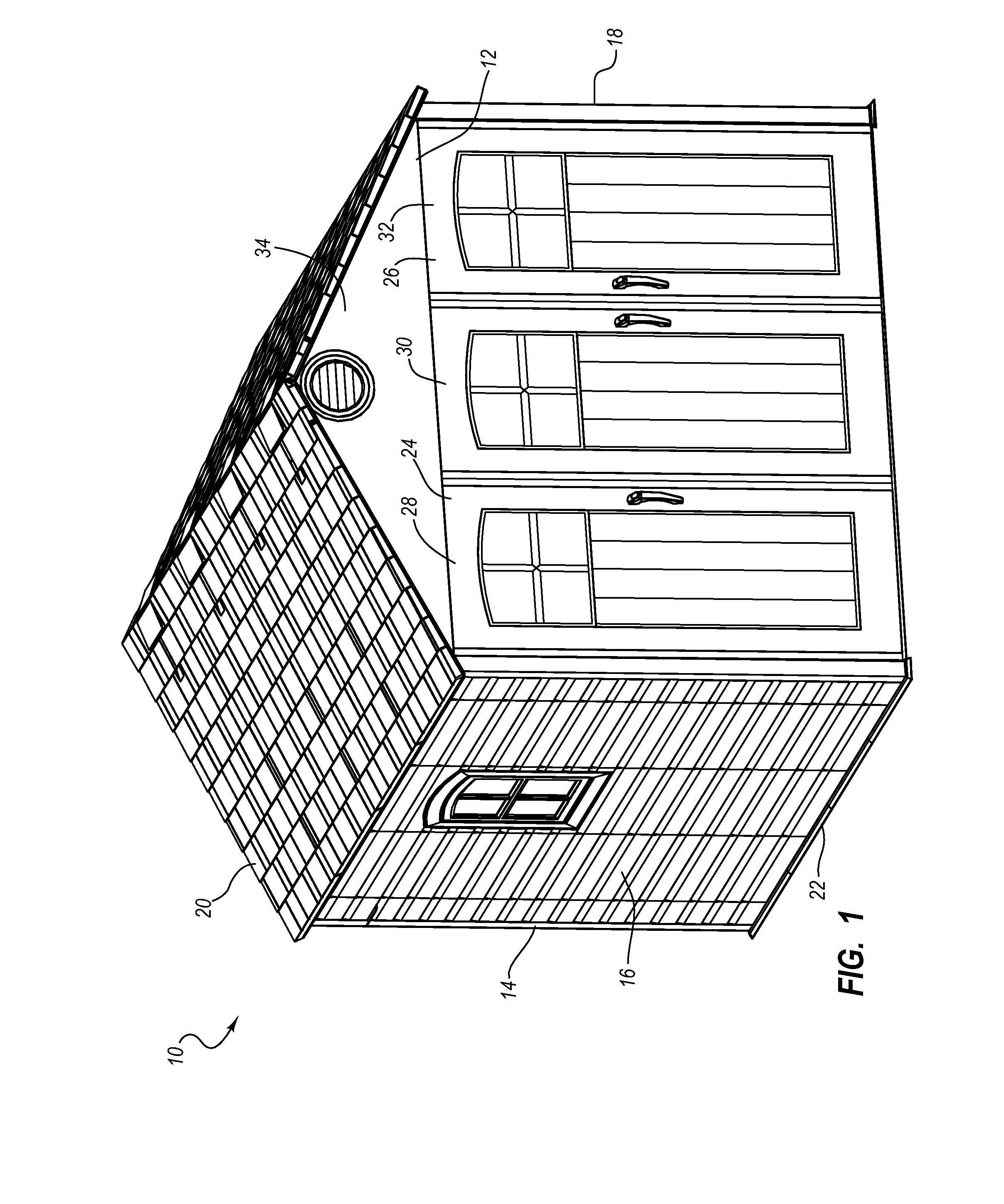 Door for an enclosure