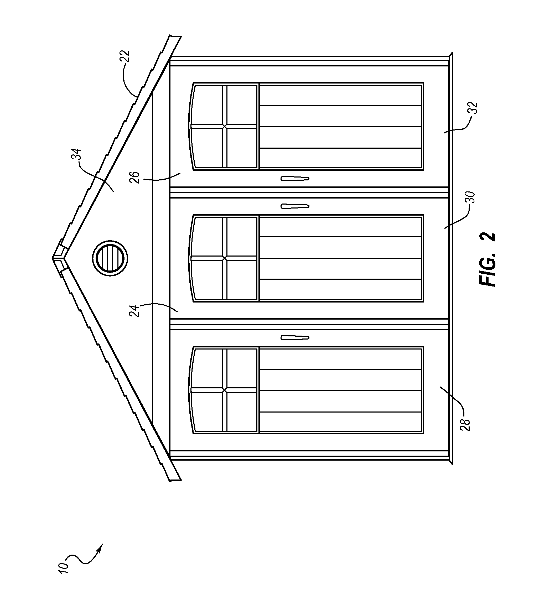 Door for an enclosure