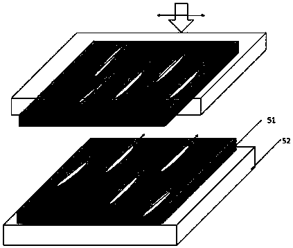 Optical orientation device for achieving arbitrary distribution through single exposure and preparation method of optical element