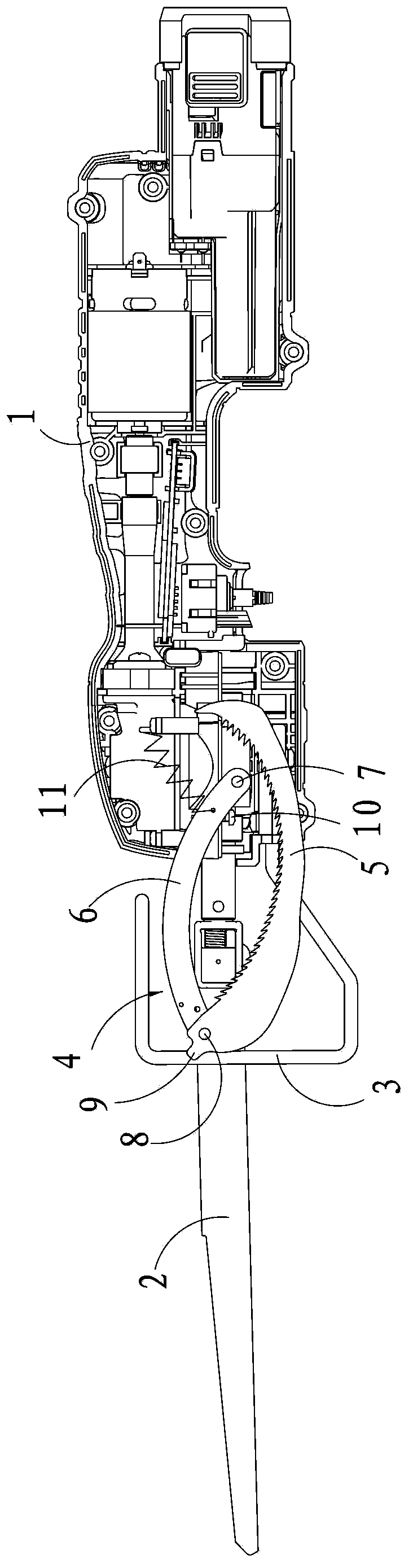 Electric reciprocating saw