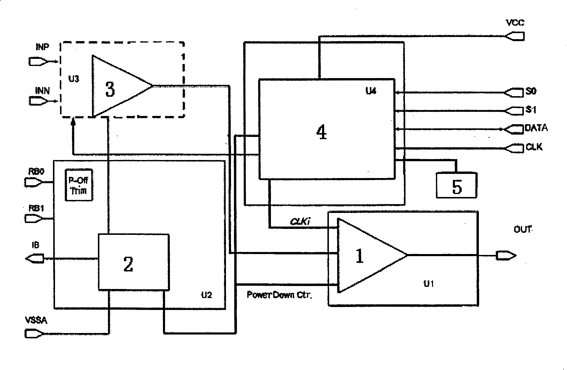 All-bridge type piezoresistance type pressure sensor digital type signal conditioning chip