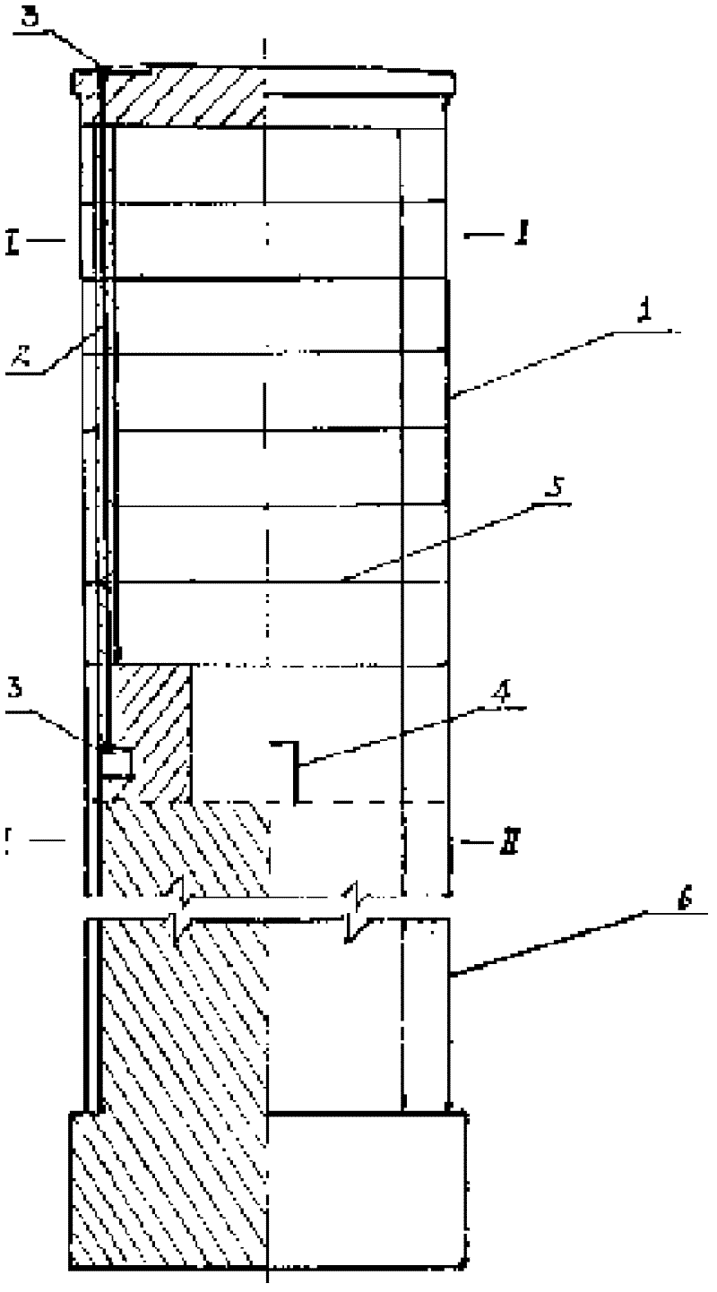 Prefabricated upright post and bearing platform assembled structure and assembling and positioning process thereof