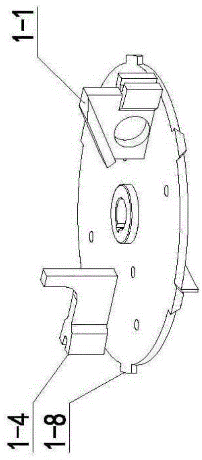 Composite cutter disc of food rubbish processor