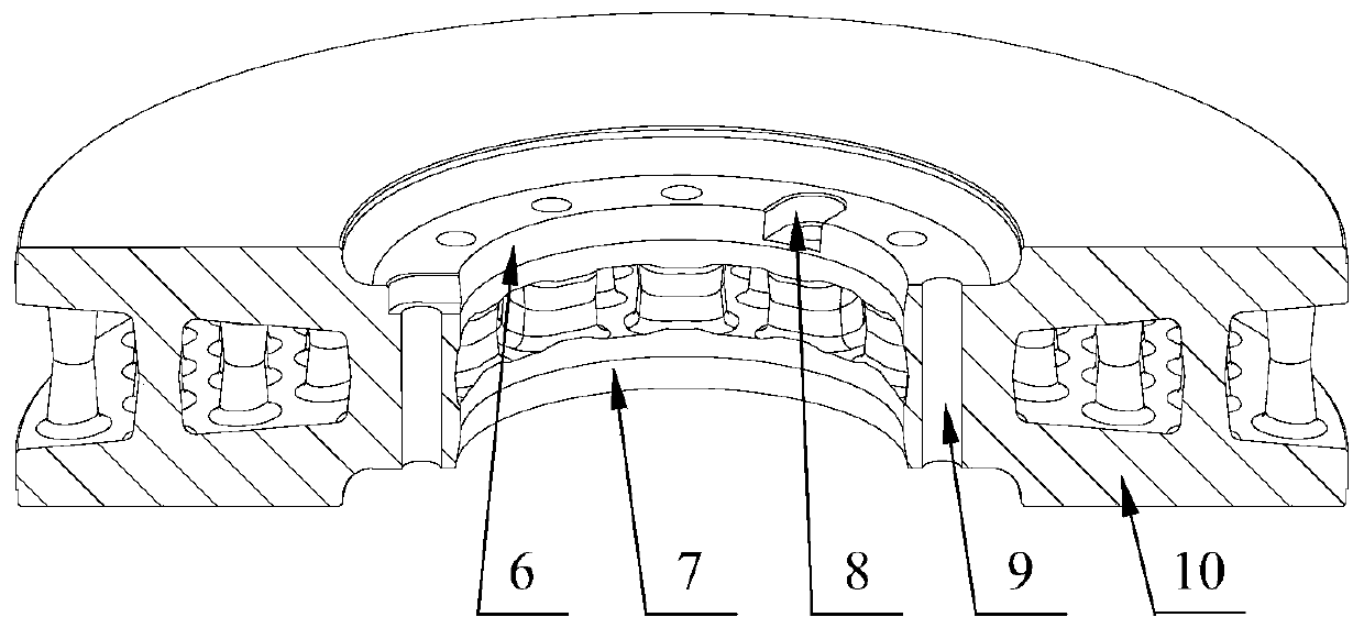 A shaft-mounted brake disc made of aluminum matrix composite material