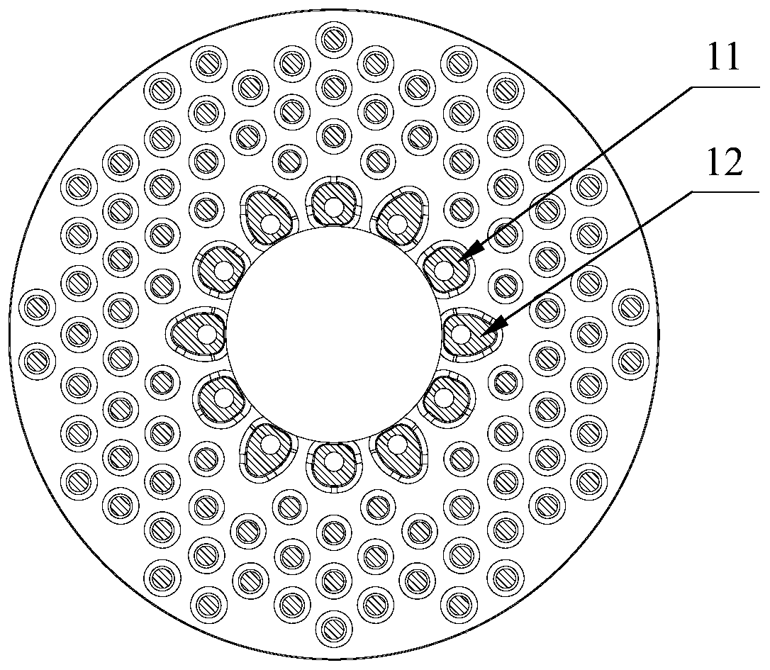 A shaft-mounted brake disc made of aluminum matrix composite material