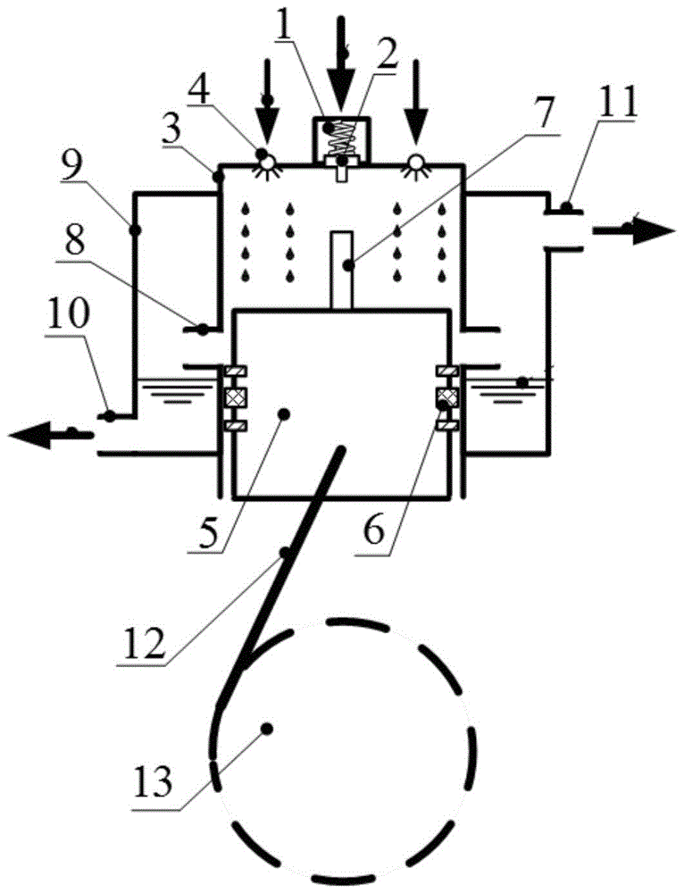 A single-valve expander system and method for isothermal expansion