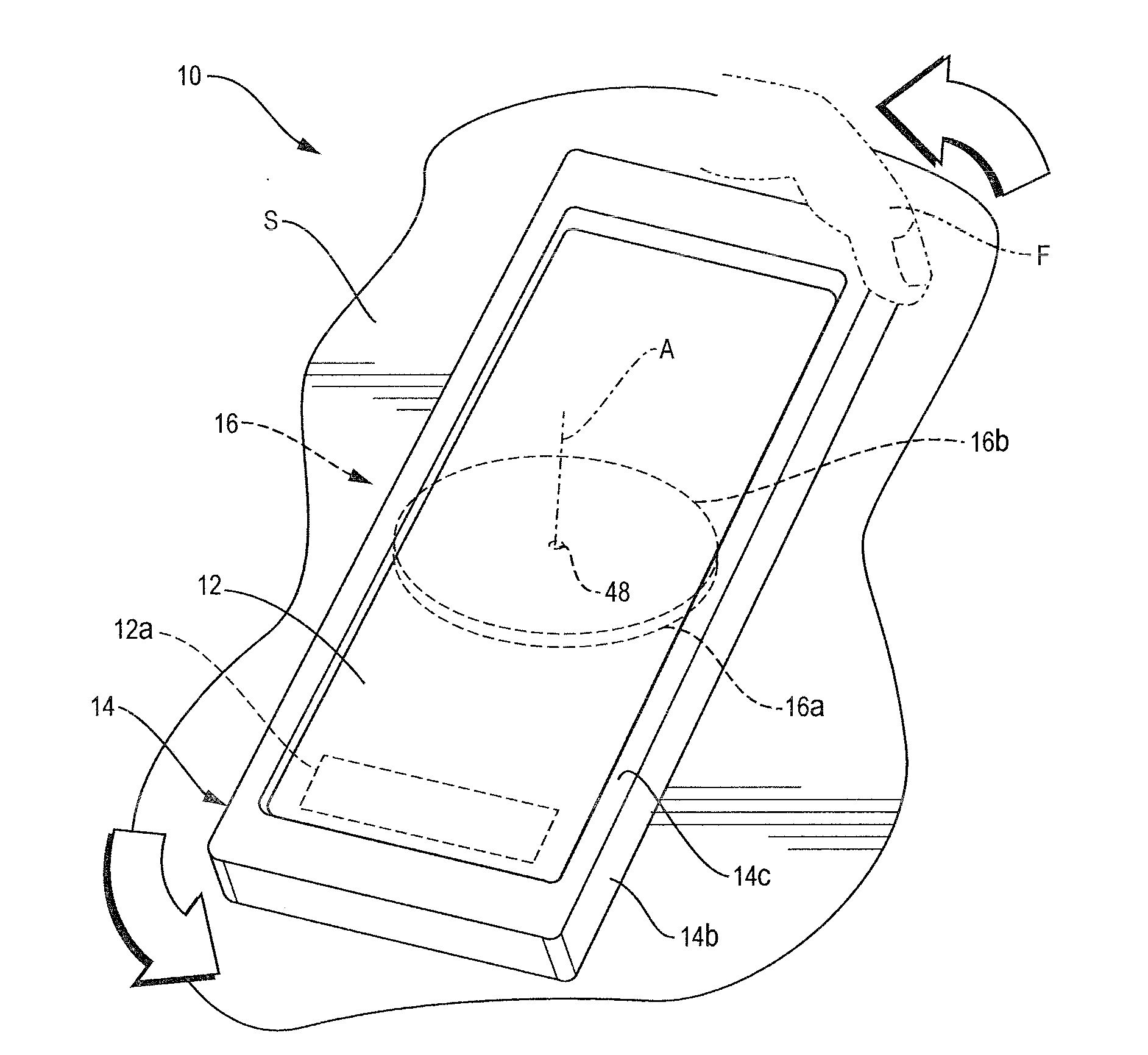 Handheld rotationally rechargeable electronic apparatus