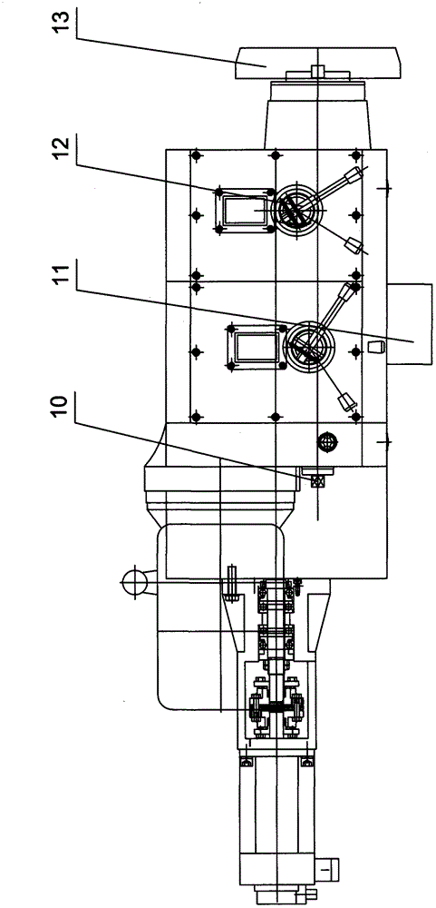 Automatic boring and milling integrated machine tool