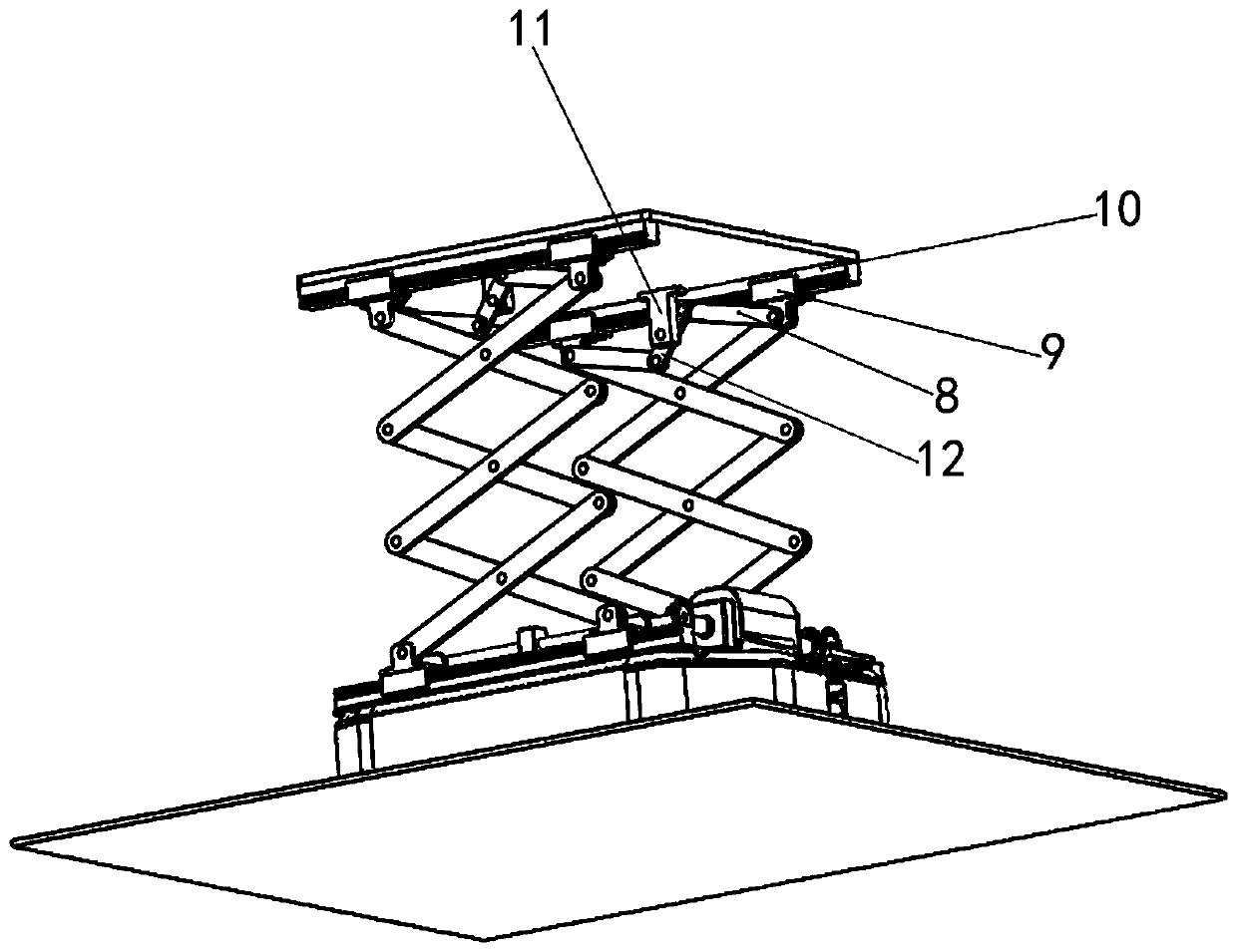 Work bin handling system and method using lifting robot