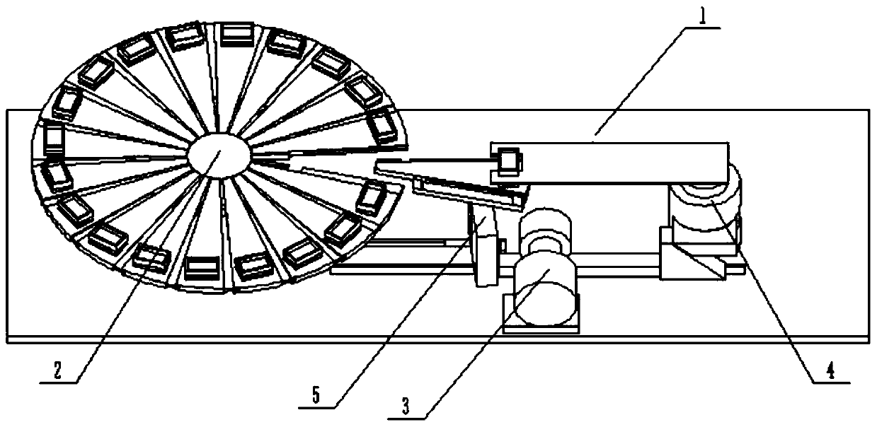 A clamping storage device for a reagent box