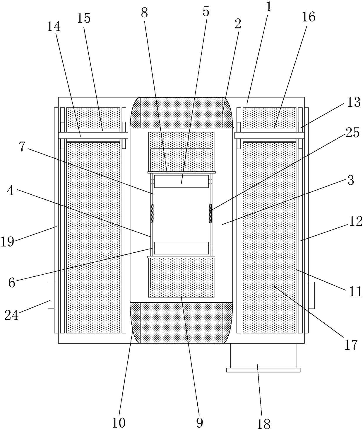 Noise reduction device for cutting machine