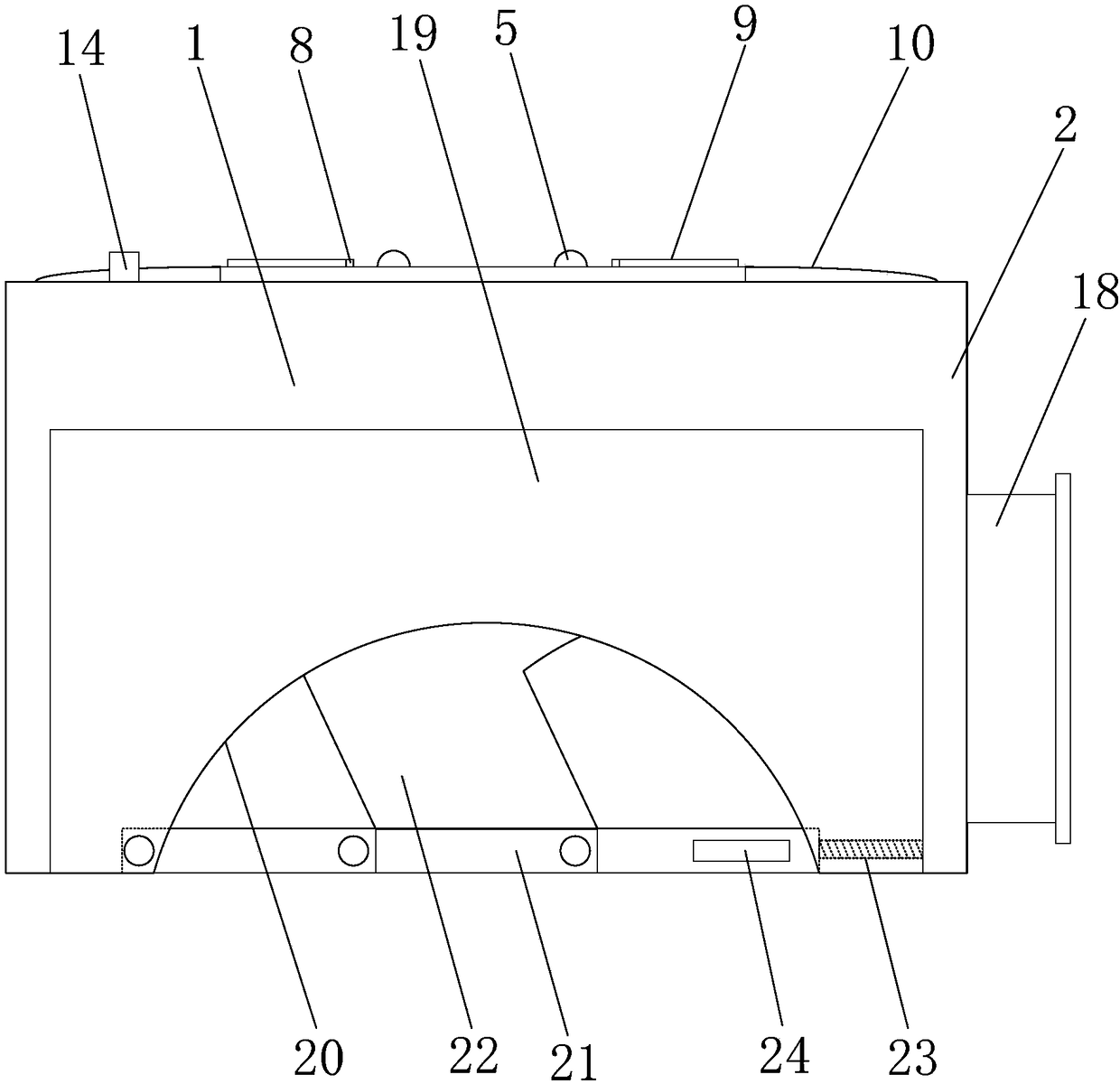 Noise reduction device for cutting machine