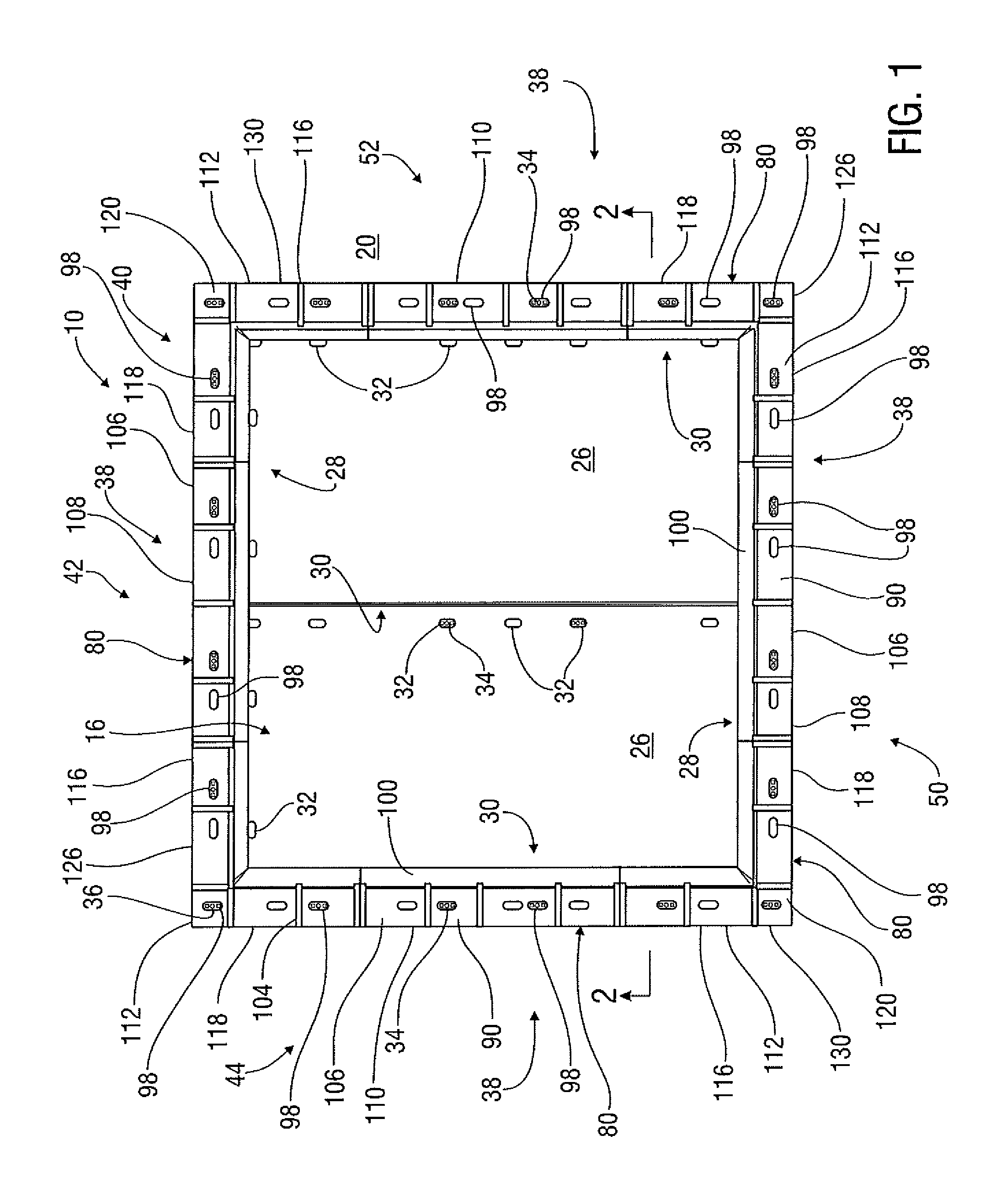 Liquid containment system for use with load-supporting surfaces